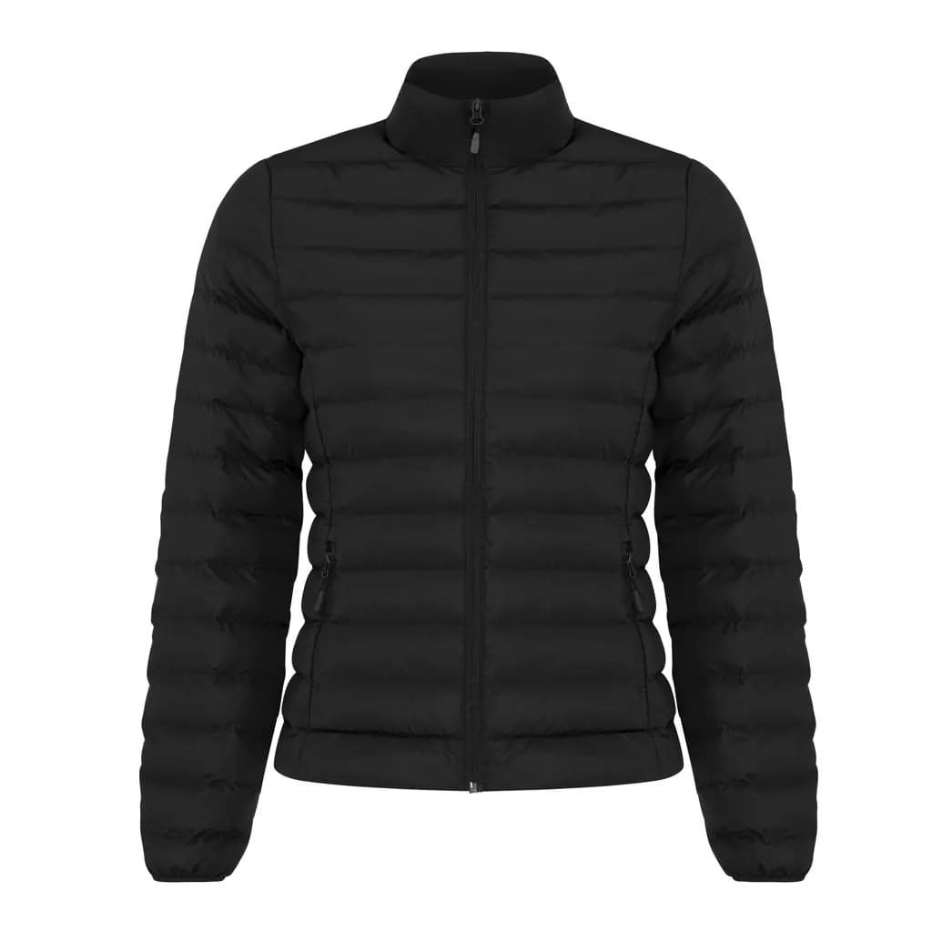 IQONIQ Maiko Damen Steppjacke aus recyceltem Polyester - schwarz