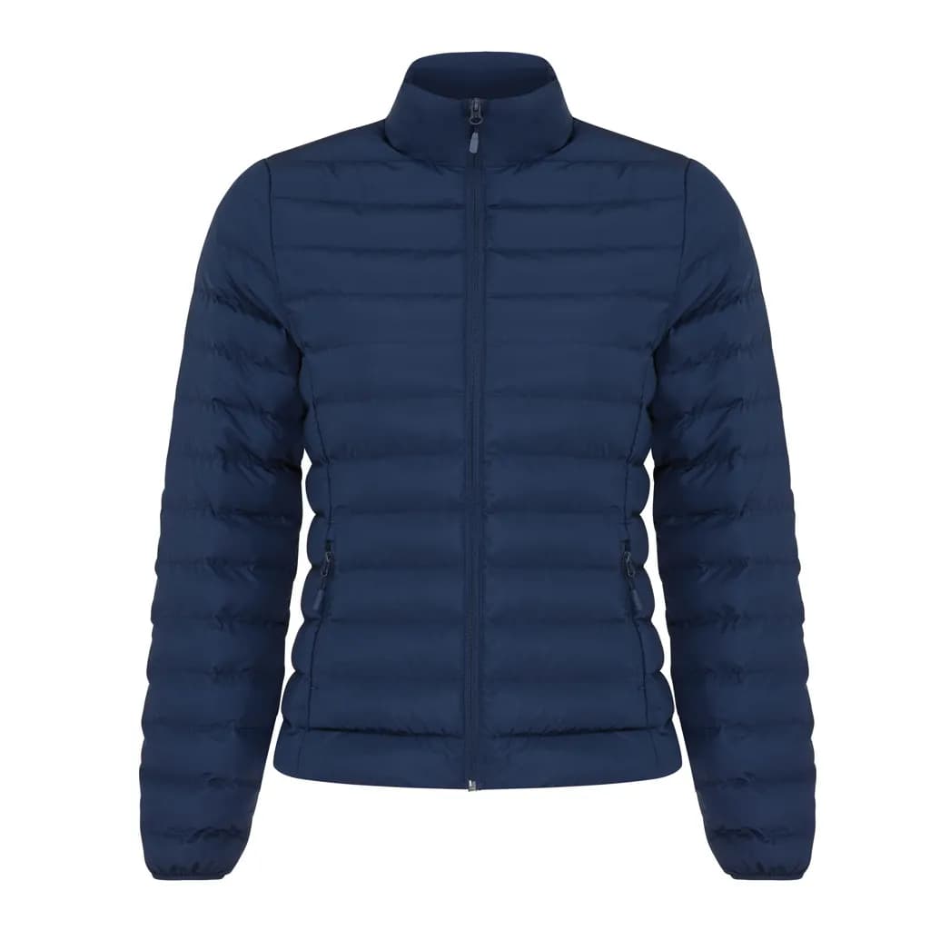 IQONIQ Maiko Damen Steppjacke aus recyceltem Polyester - navy blau