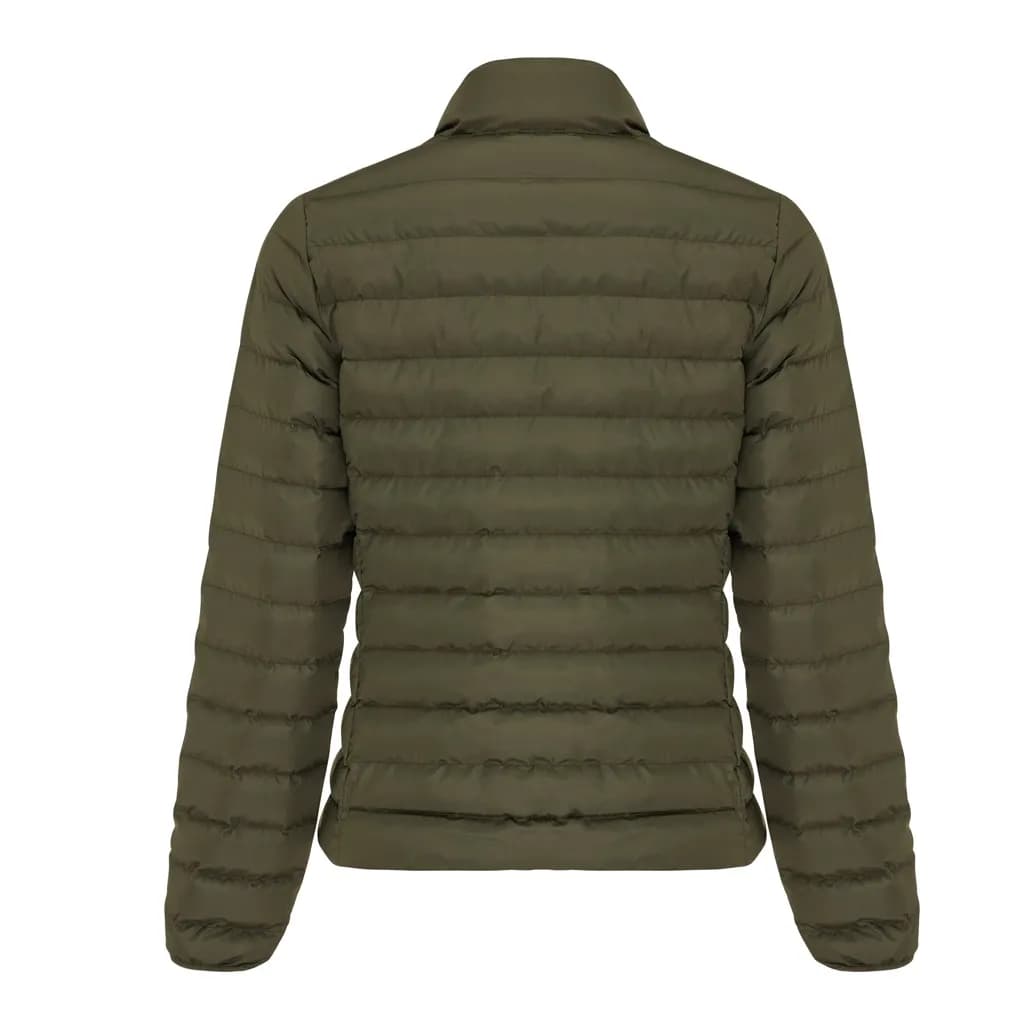 IQONIQ Maiko Damen Steppjacke aus recyceltem Polyester - khaki