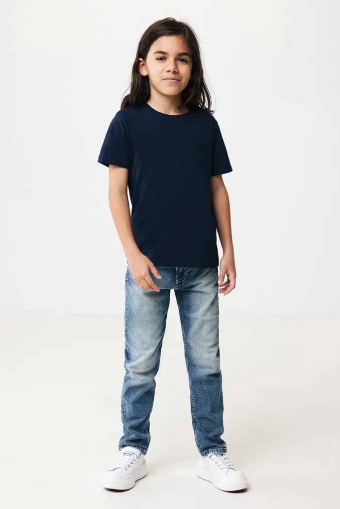IQONIQ Koli Kids T-Shirt aus recycelter Baumwolle - navy blau