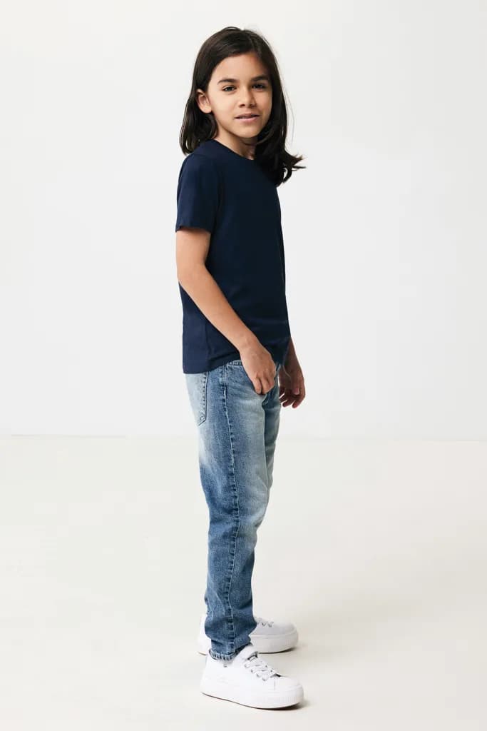 IQONIQ Koli Kids T-Shirt aus recycelter Baumwolle - navy blau