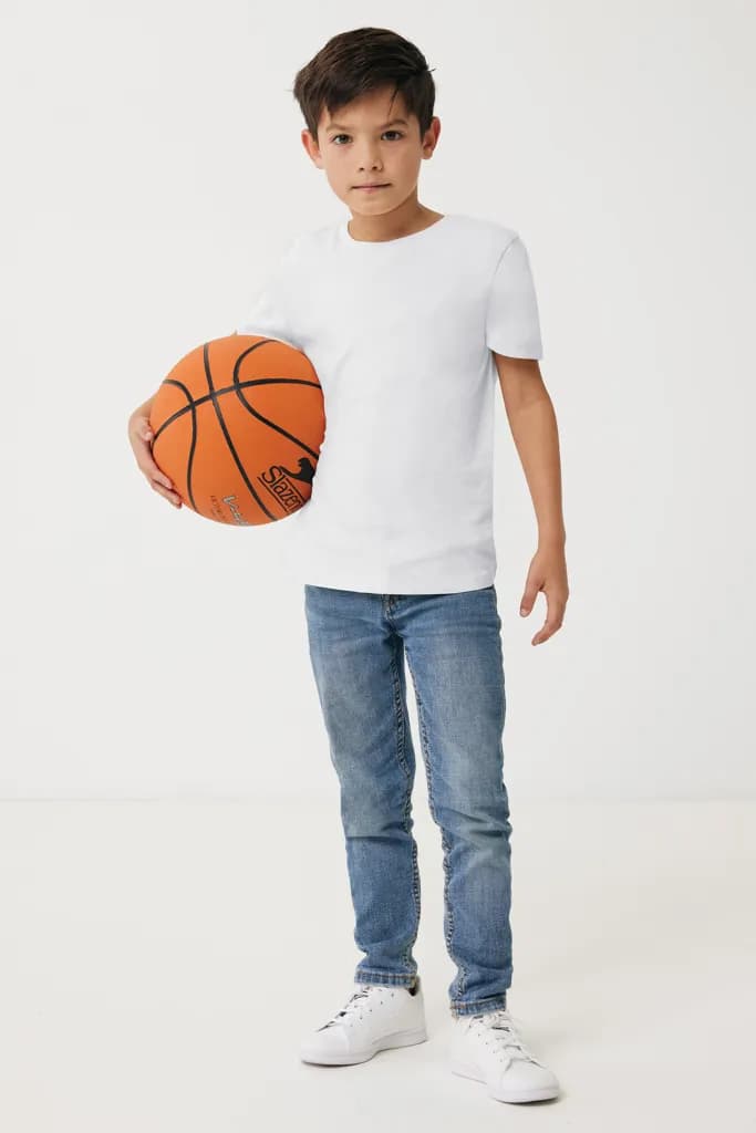 IQONIQ Koli Kids T-Shirt aus recycelter Baumwolle - recycled white