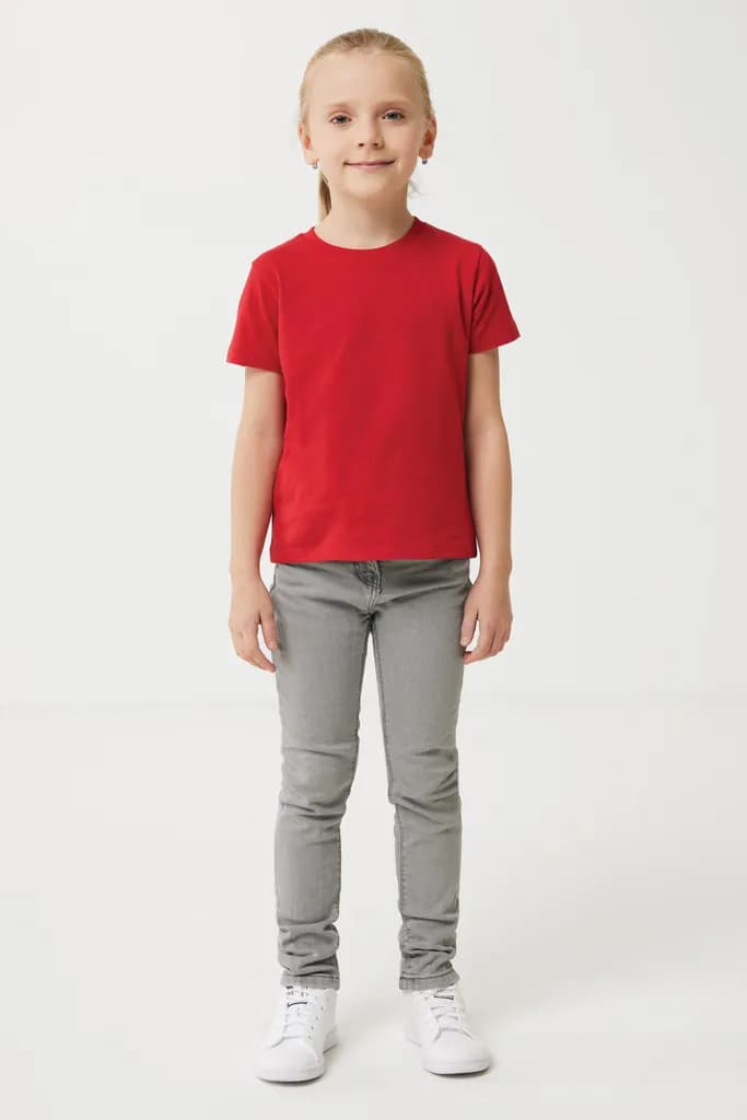 IQONIQ Koli Kids T-Shirt aus recycelter Baumwolle - rot