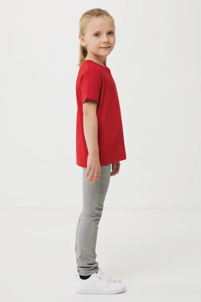 IQONIQ Koli Kids T-Shirt aus recycelter Baumwolle - rot