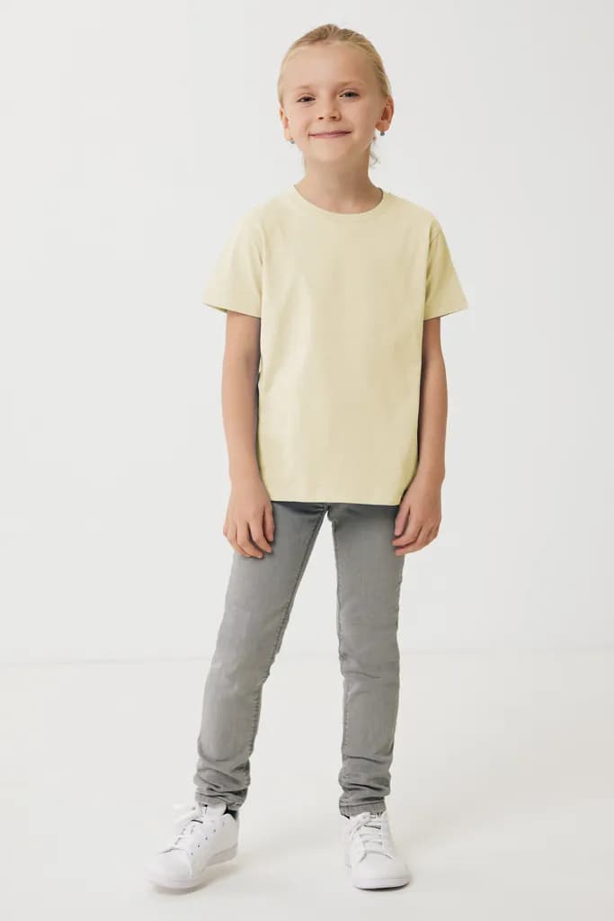 IQONIQ Koli Kids T-Shirt aus recycelter Baumwolle - cream yellow