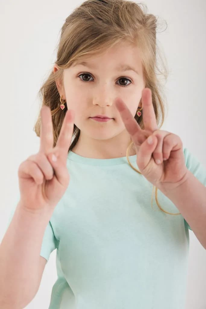 IQONIQ Koli Kids T-Shirt aus recycelter Baumwolle - crushed mint