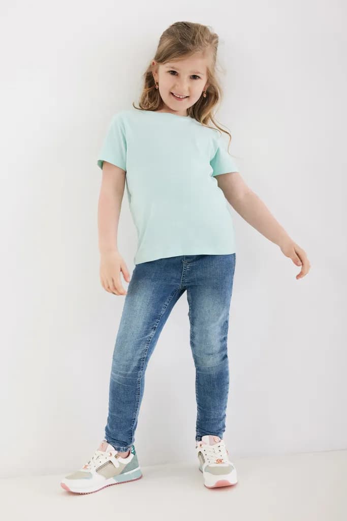 IQONIQ Koli Kids T-Shirt aus recycelter Baumwolle - crushed mint