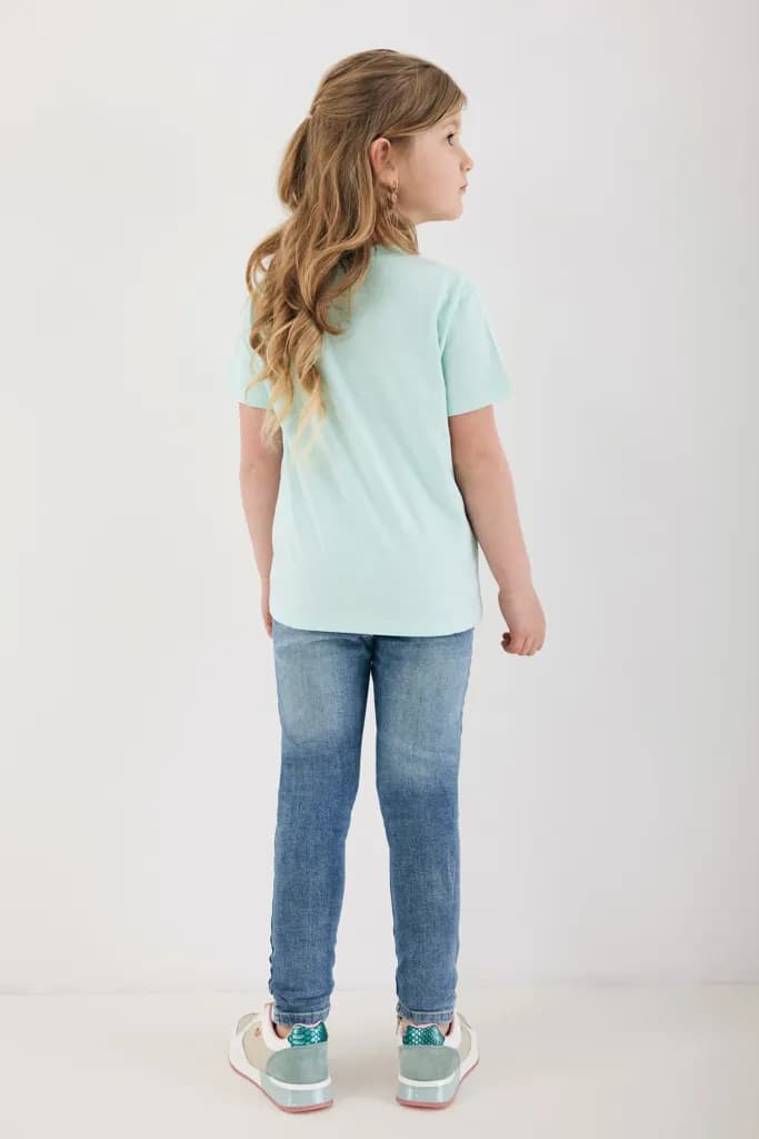 IQONIQ Koli Kids T-Shirt aus recycelter Baumwolle - crushed mint