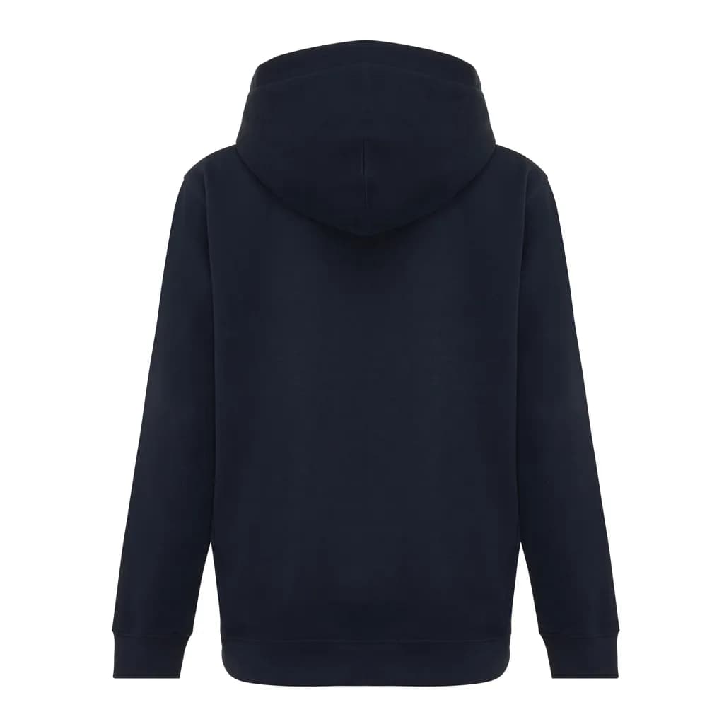 IQONIQ Yengo KidsHoodie mit Seitentaschen aus rec. Baumwolle - navy blau