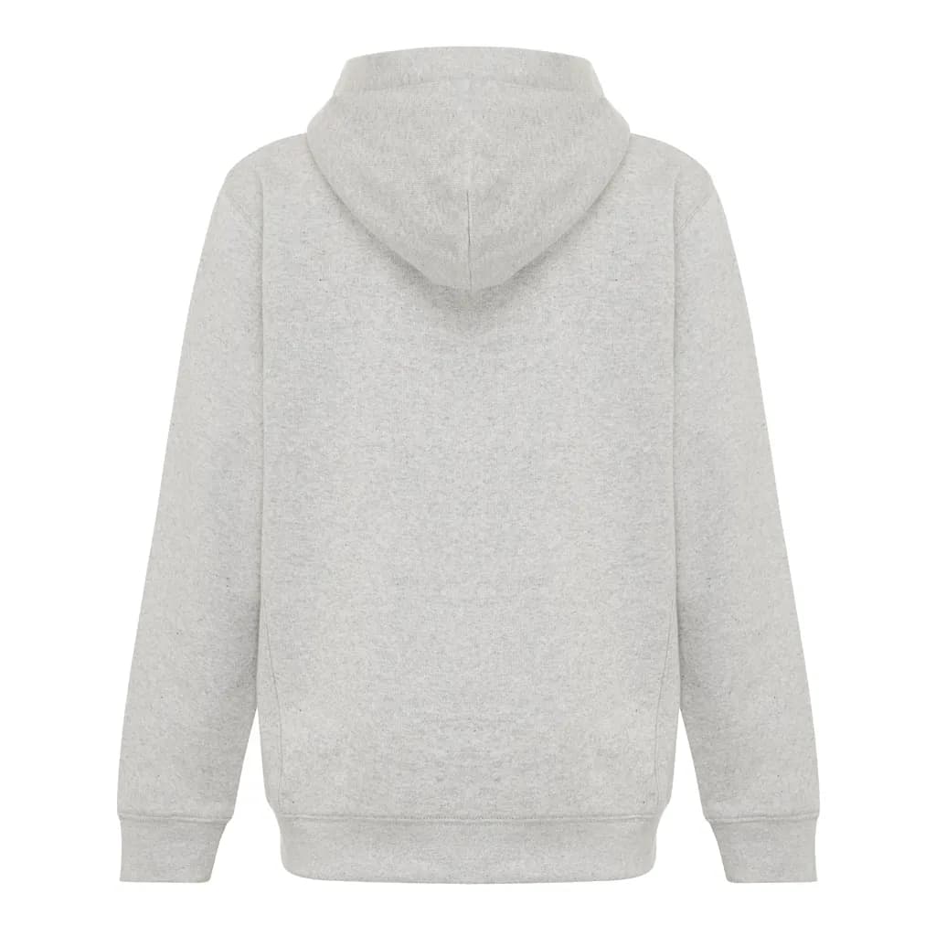 IQONIQ Yengo KidsHoodie mit Seitentaschen aus rec. Baumwolle - light heather grey