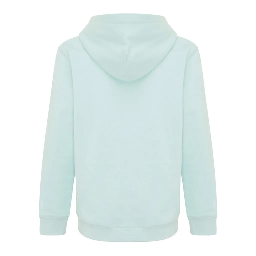 IQONIQ Yengo KidsHoodie mit Seitentaschen aus rec. Baumwolle - crushed mint