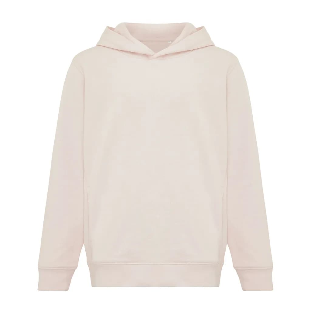 IQONIQ Yengo KidsHoodie mit Seitentaschen aus rec. Baumwolle - cloud pink