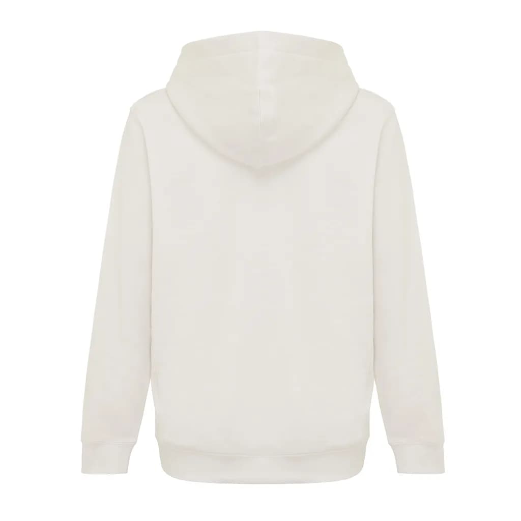 IQONIQ Yengo KidsHoodie mit Seitentaschen aus rec. Baumwolle - ivory white