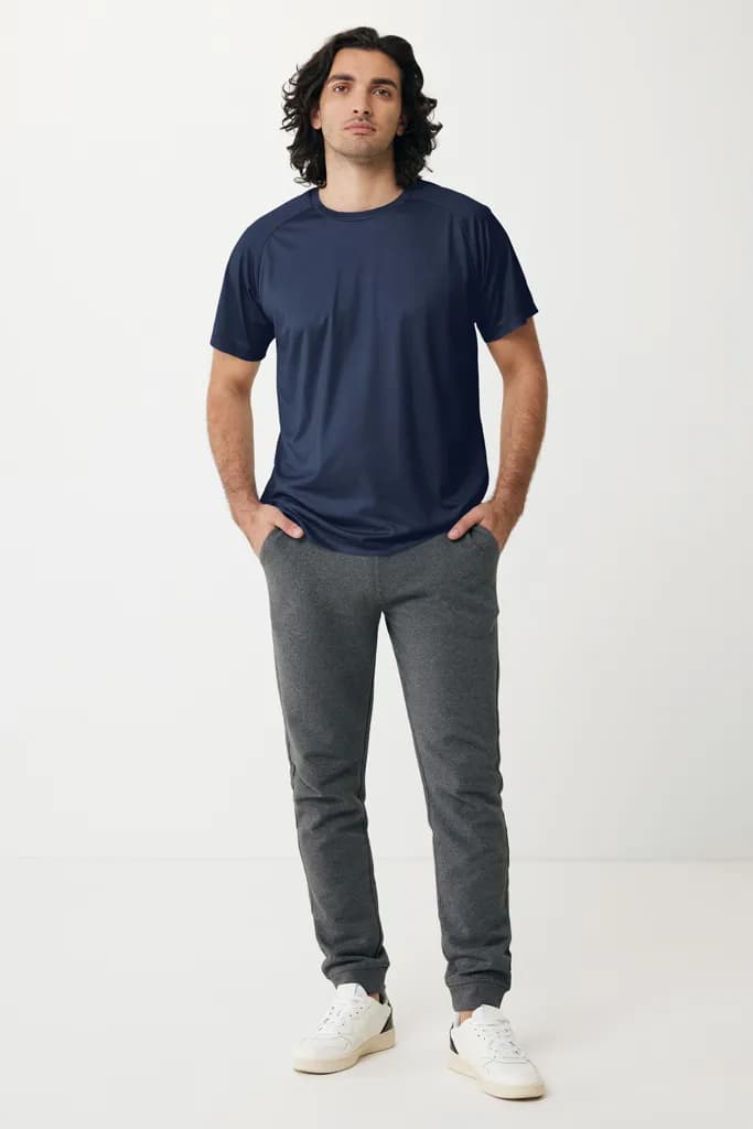 IQONIQ Tikal Sport Quick-Dry T-Shirt aus rec. Polyester - navy blau