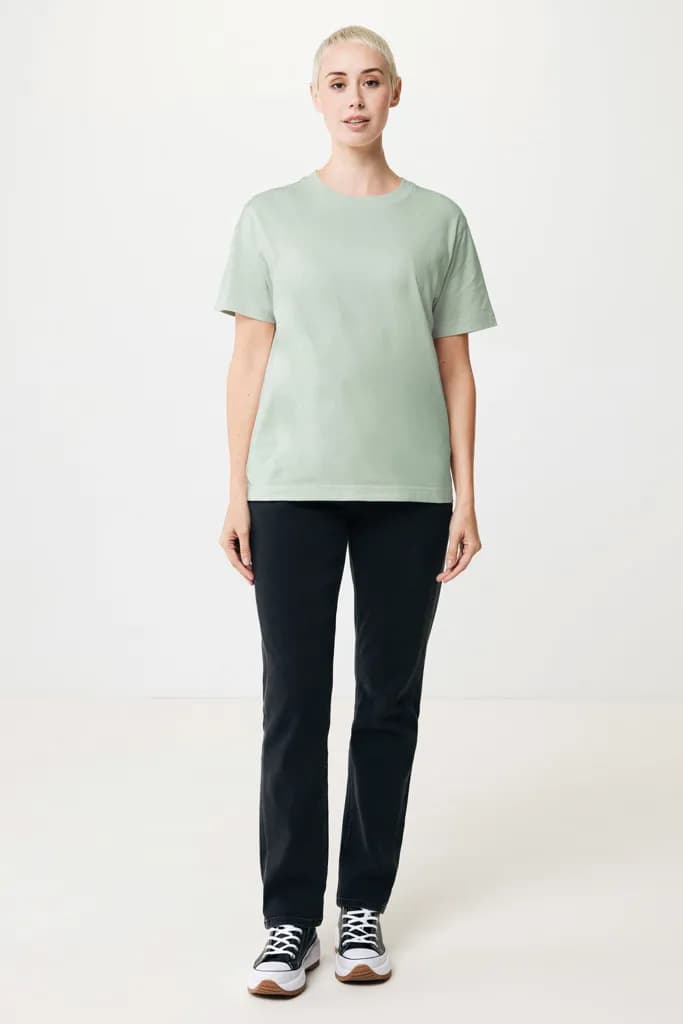 IQONIQ Kakadu relaxed T-Shirt aus recycelter Baumwolle - Iceberg green