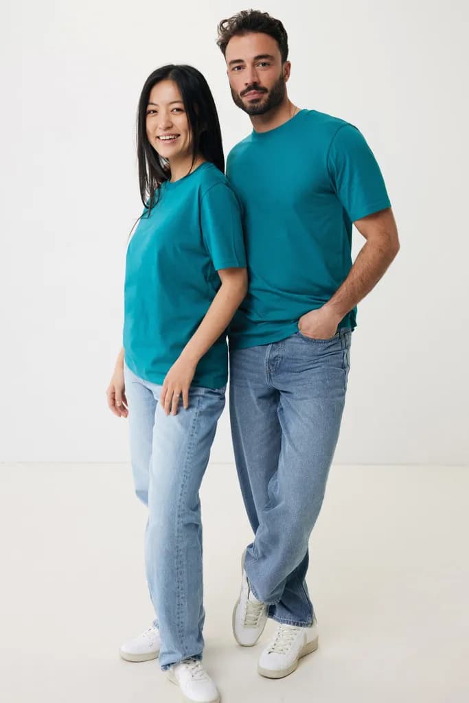IQONIQ Sierra Lightweight T-Shirt aus recycelter Baumwolle - verdigris