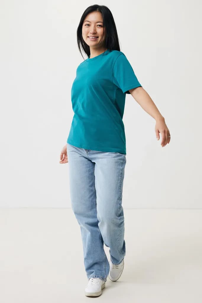 IQONIQ Sierra Lightweight T-Shirt aus recycelter Baumwolle - verdigris