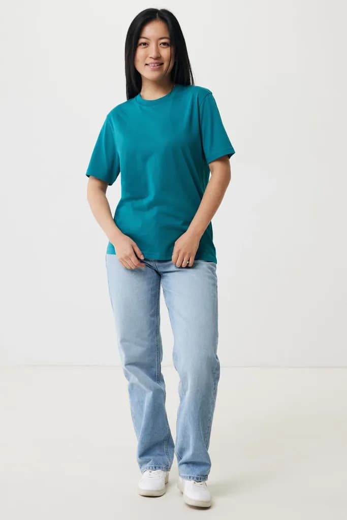 IQONIQ Sierra Lightweight T-Shirt aus recycelter Baumwolle - verdigris