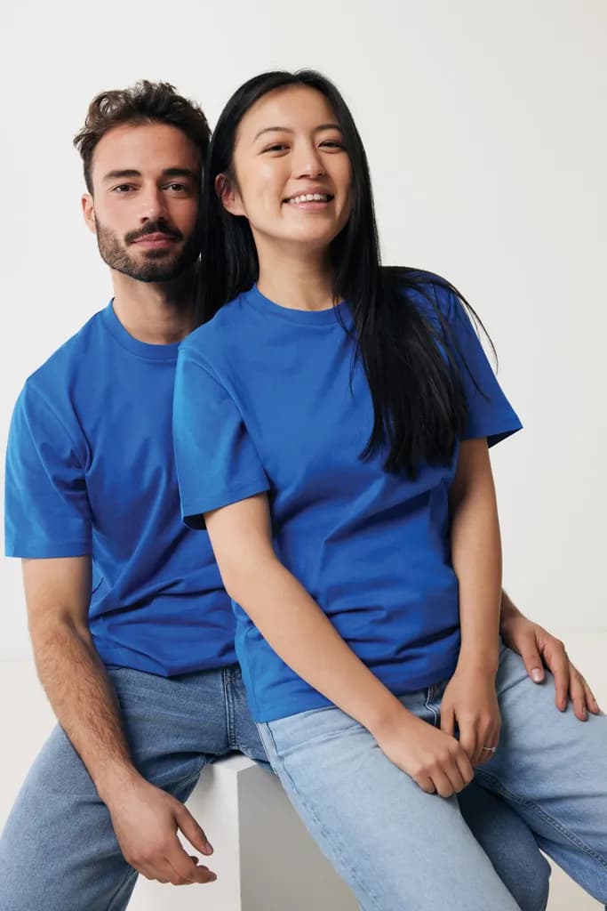 IQONIQ Sierra Lightweight T-Shirt aus recycelter Baumwolle - Königsblau