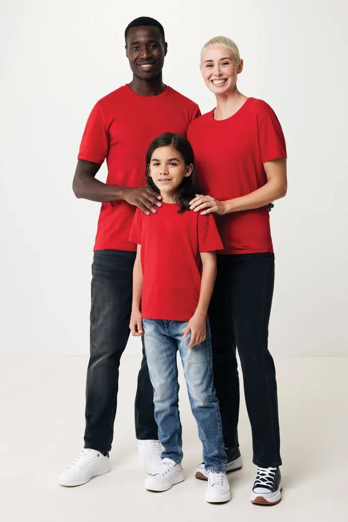 IQONIQ Sierra Lightweight T-Shirt aus recycelter Baumwolle - rot