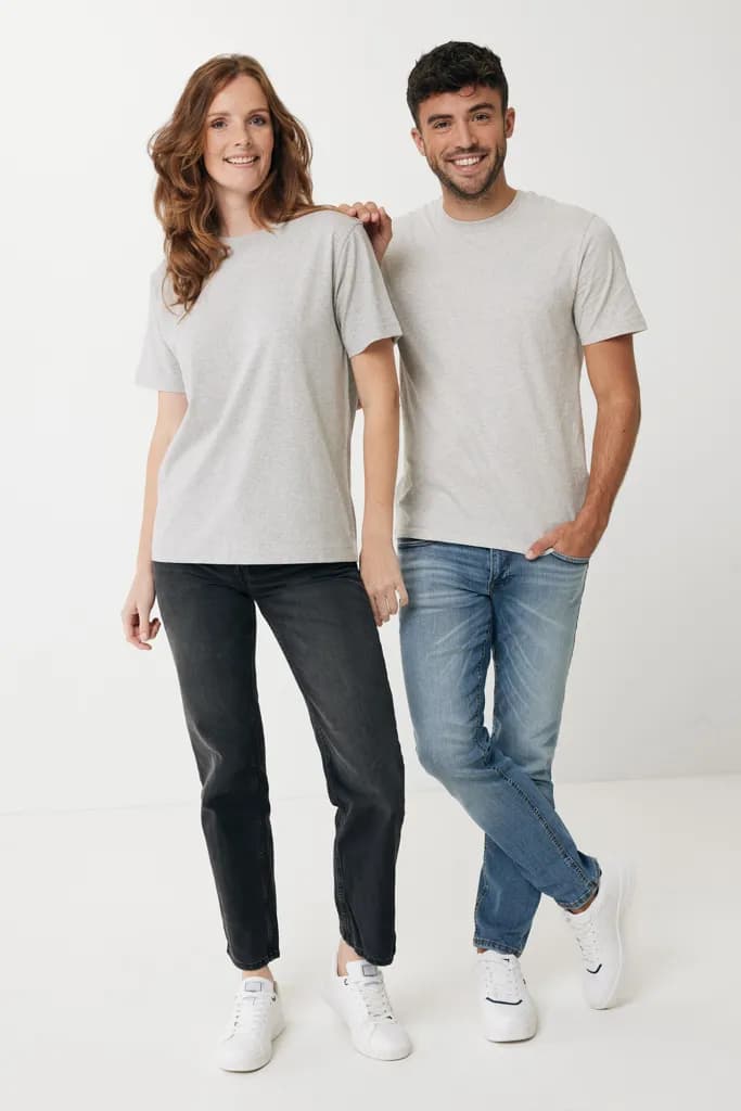 IQONIQ Sierra Lightweight T-Shirt aus recycelter Baumwolle - light heather grey