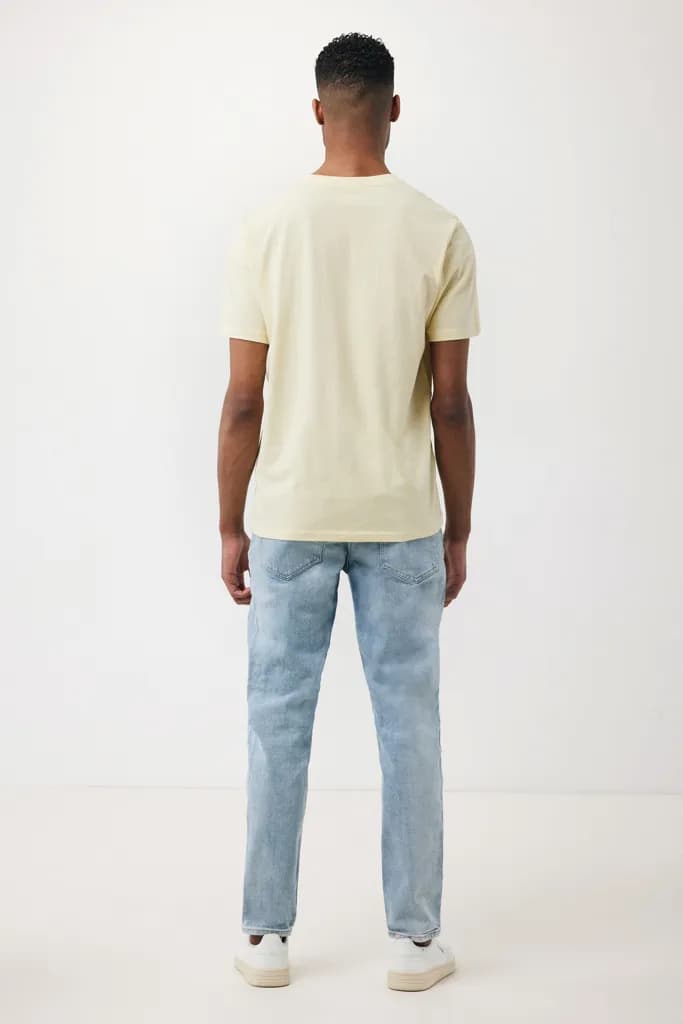 IQONIQ Sierra Lightweight T-Shirt aus recycelter Baumwolle - cream yellow