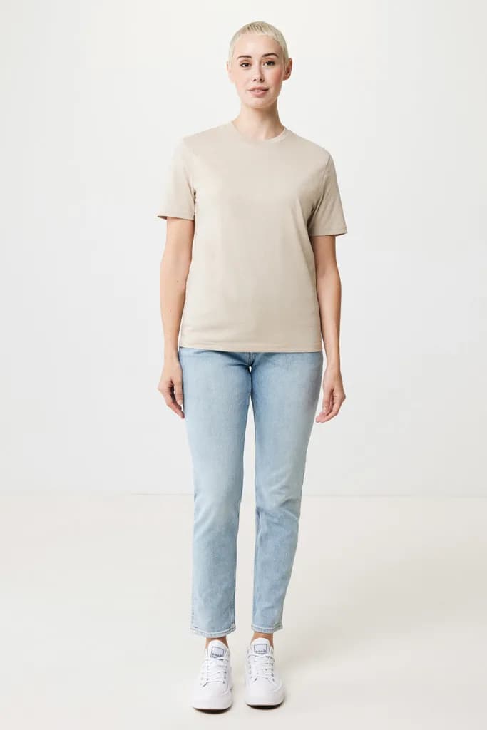 IQONIQ Sierra Lightweight T-Shirt aus recycelter Baumwolle - light heather brown