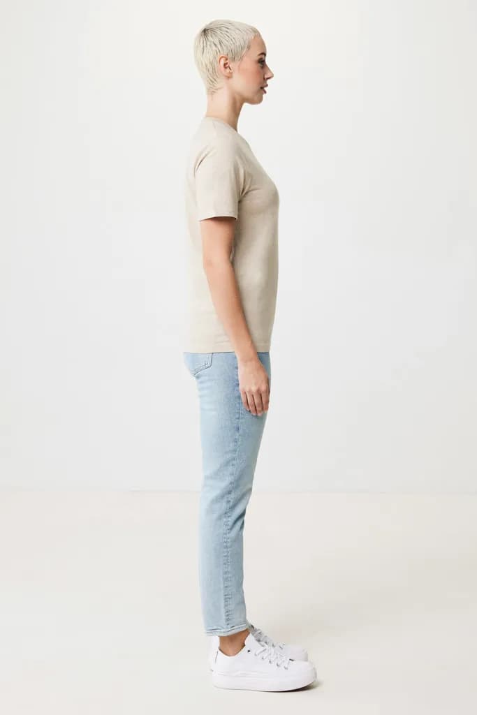 IQONIQ Sierra Lightweight T-Shirt aus recycelter Baumwolle - light heather brown