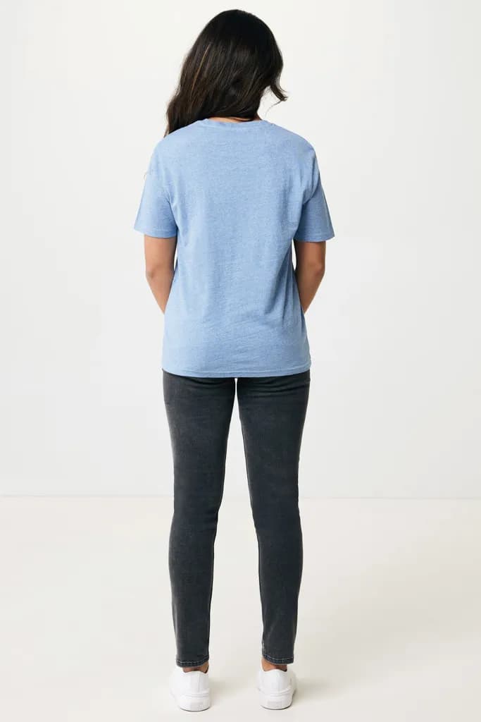 IQONIQ Sierra Lightweight T-Shirt aus recycelter Baumwolle - light heather blue