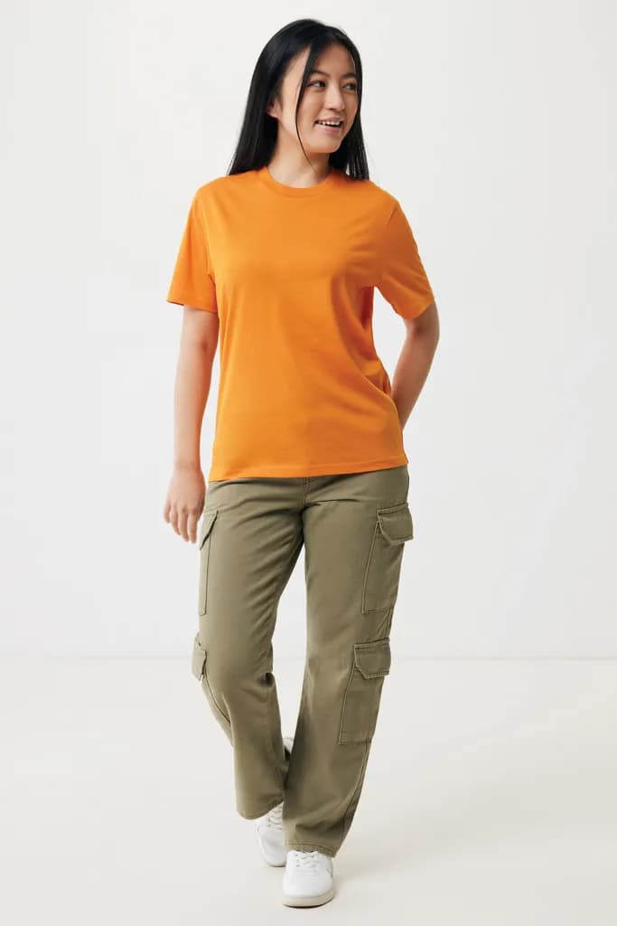 IQONIQ Sierra Lightweight T-Shirt aus recycelter Baumwolle - orange