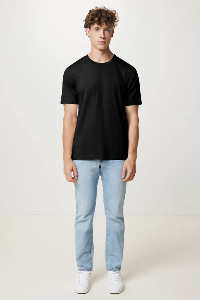 IQONIQ Teide T-Shirt aus recycelter Baumwolle - schwarz