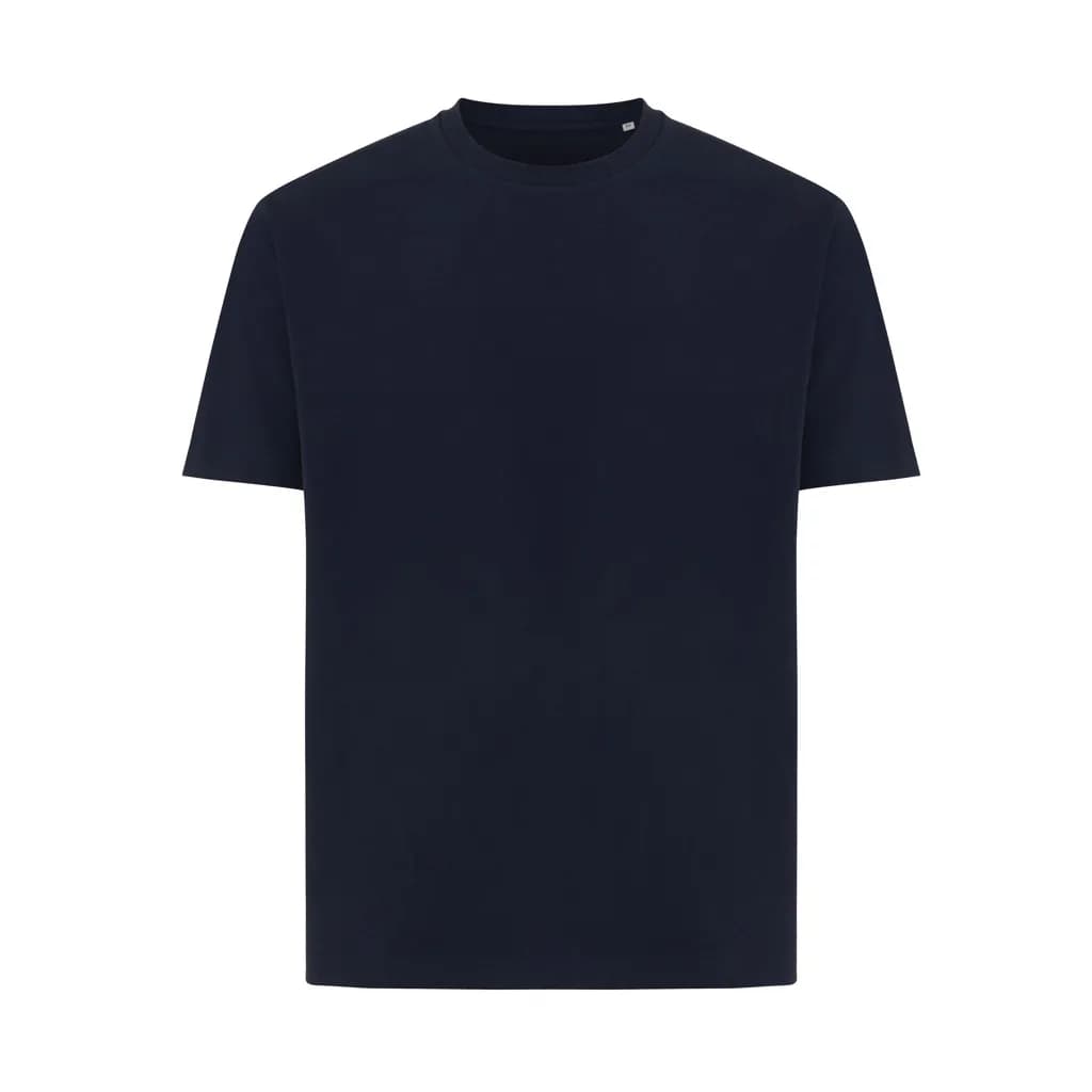IQONIQ Teide T-Shirt aus recycelter Baumwolle - navy blau