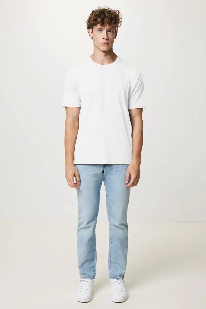 IQONIQ Teide T-Shirt aus recycelter Baumwolle - recycled white