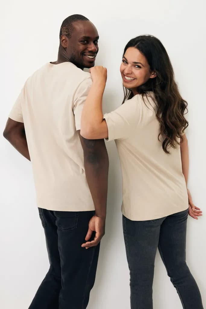 IQONIQ Teide T-Shirt aus recycelter Baumwolle - desert