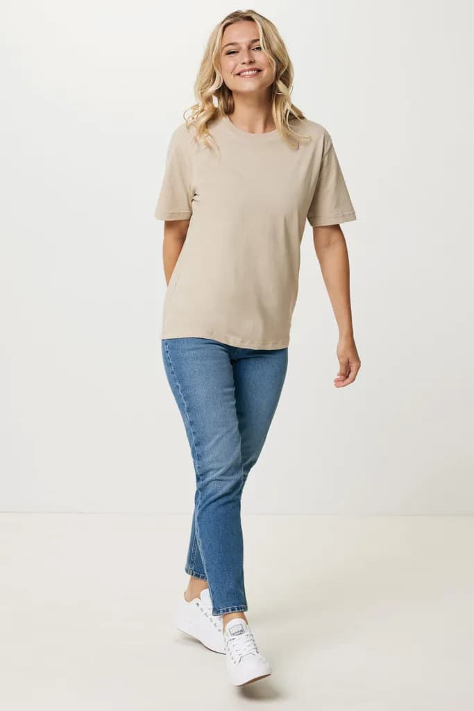 IQONIQ Teide T-Shirt aus recycelter Baumwolle - desert