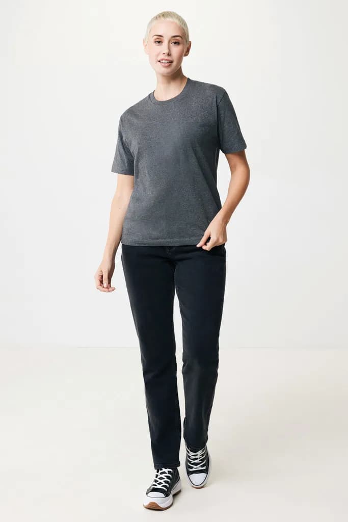 IQONIQ Teide T-Shirt aus recycelter Baumwolle - heather anthracite