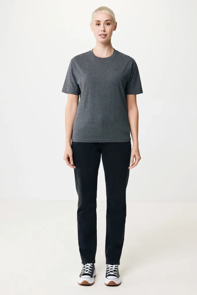 IQONIQ Teide T-Shirt aus recycelter Baumwolle - heather anthracite