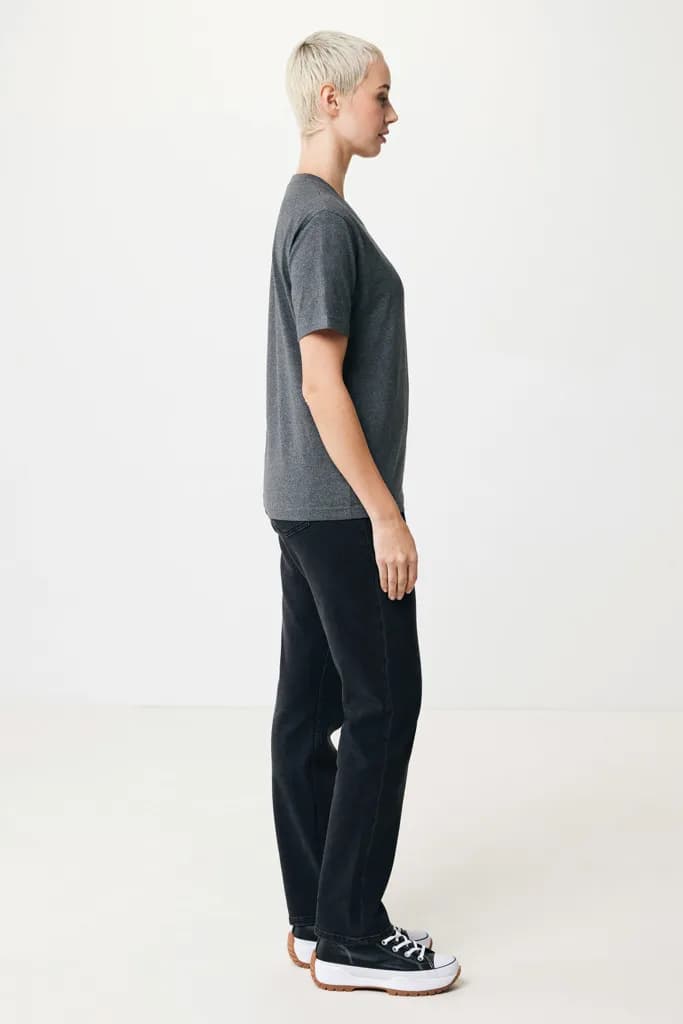 IQONIQ Teide T-Shirt aus recycelter Baumwolle - heather anthracite