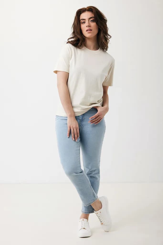 IQONIQ Teide T-Shirt aus recycelter Baumwolle - natural raw