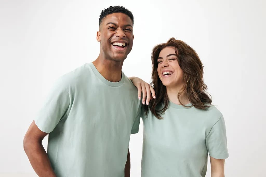 IQONIQ Teide T-Shirt aus recycelter Baumwolle - Iceberg green