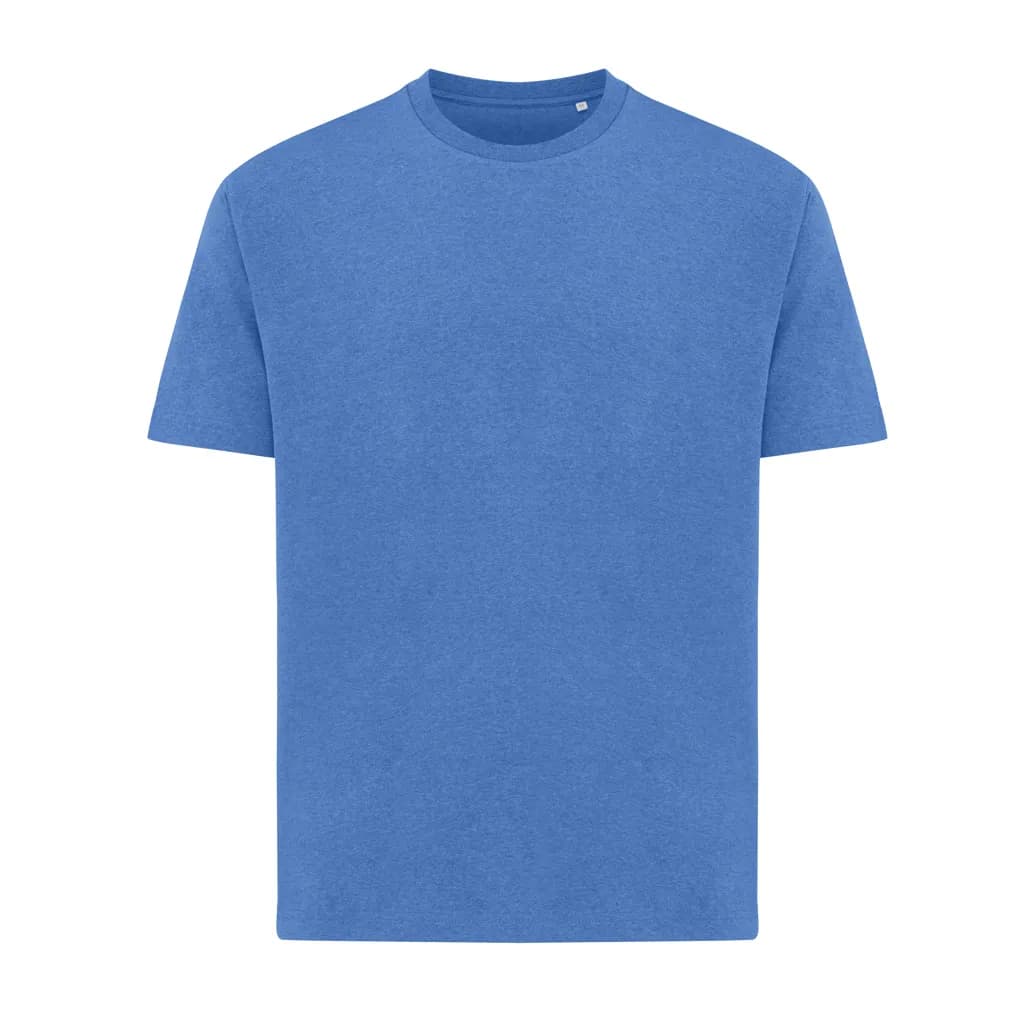 IQONIQ Teide T-Shirt aus recycelter Baumwolle - heather blue