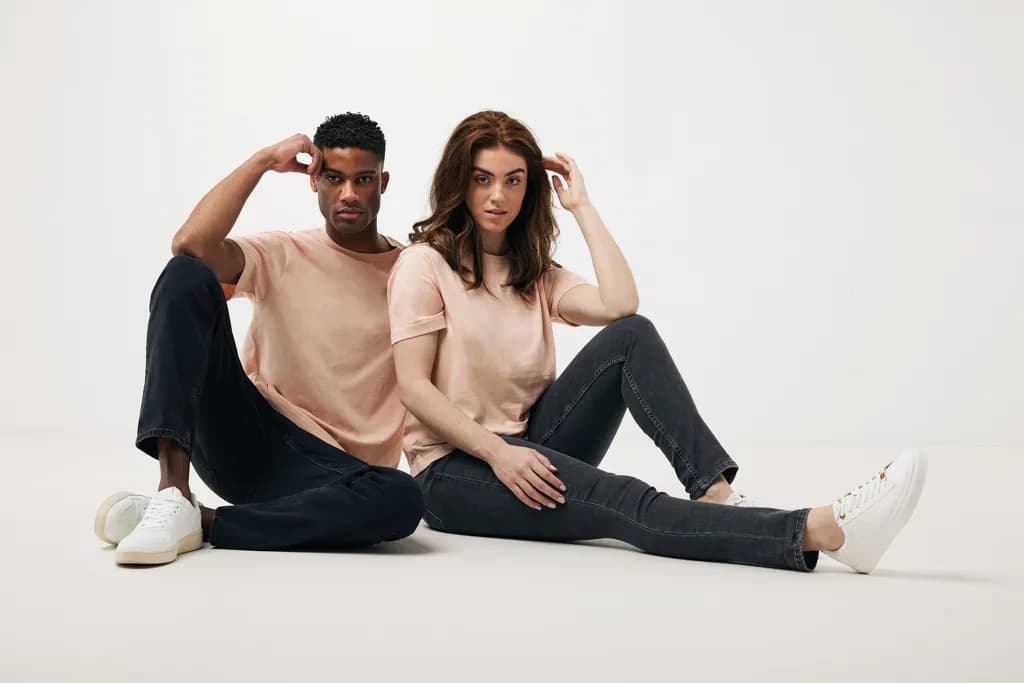 IQONIQ Teide T-Shirt aus recycelter Baumwolle - peach nectar