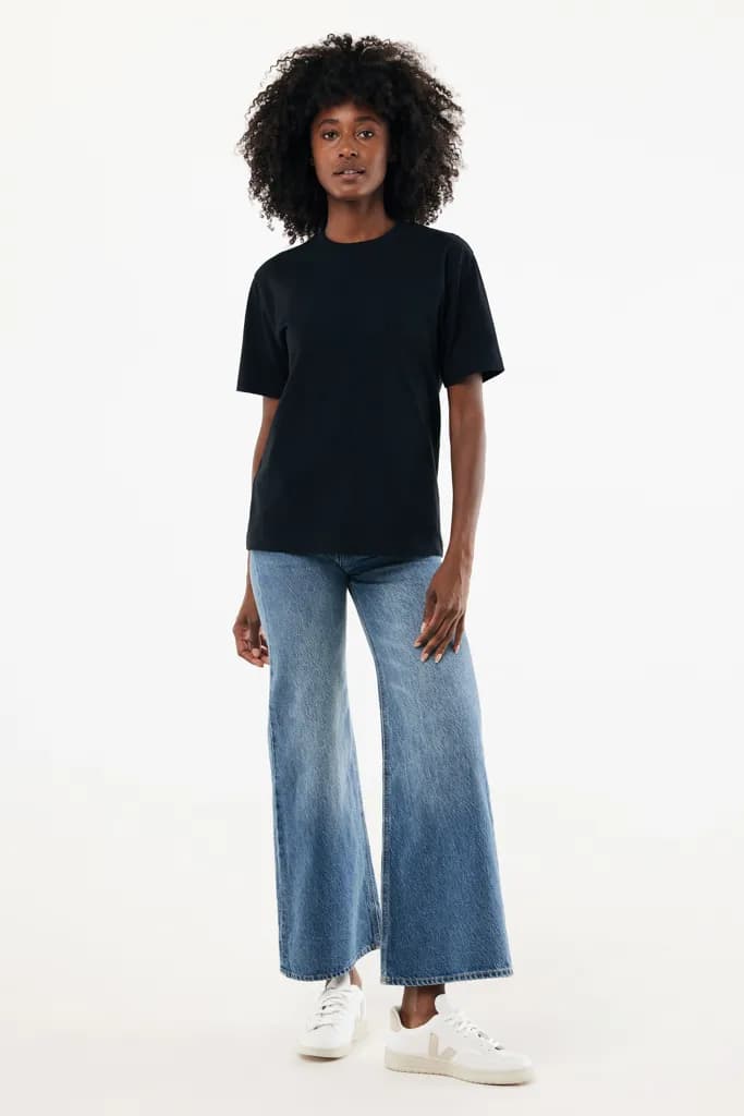 IQONIQ Nikko Heavyweight T-Shirt aus recycelter Baumwolle - schwarz