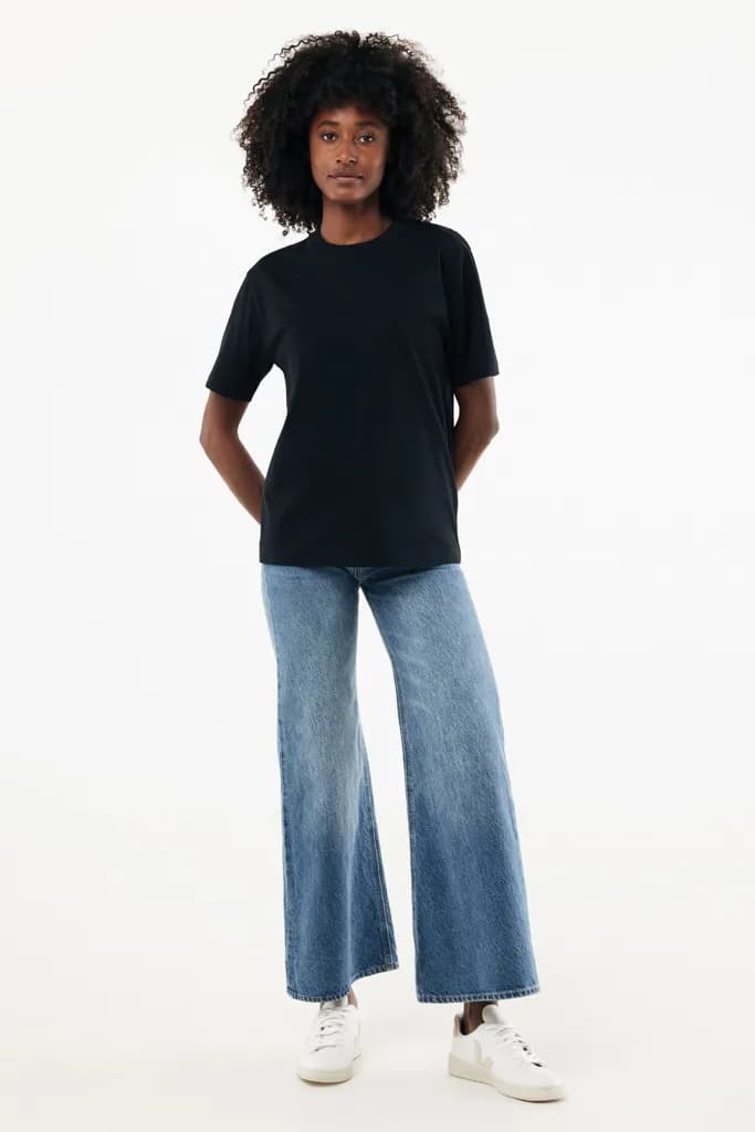 IQONIQ Nikko Heavyweight T-Shirt aus recycelter Baumwolle - schwarz