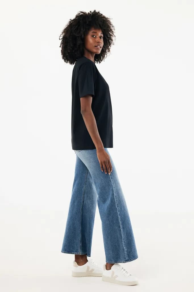 IQONIQ Nikko Heavyweight T-Shirt aus recycelter Baumwolle - schwarz