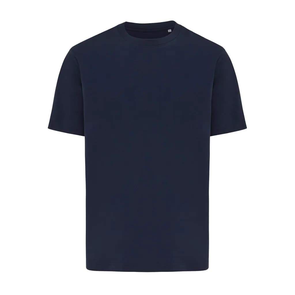 IQONIQ Nikko Heavyweight T-Shirt aus recycelter Baumwolle - navy blau