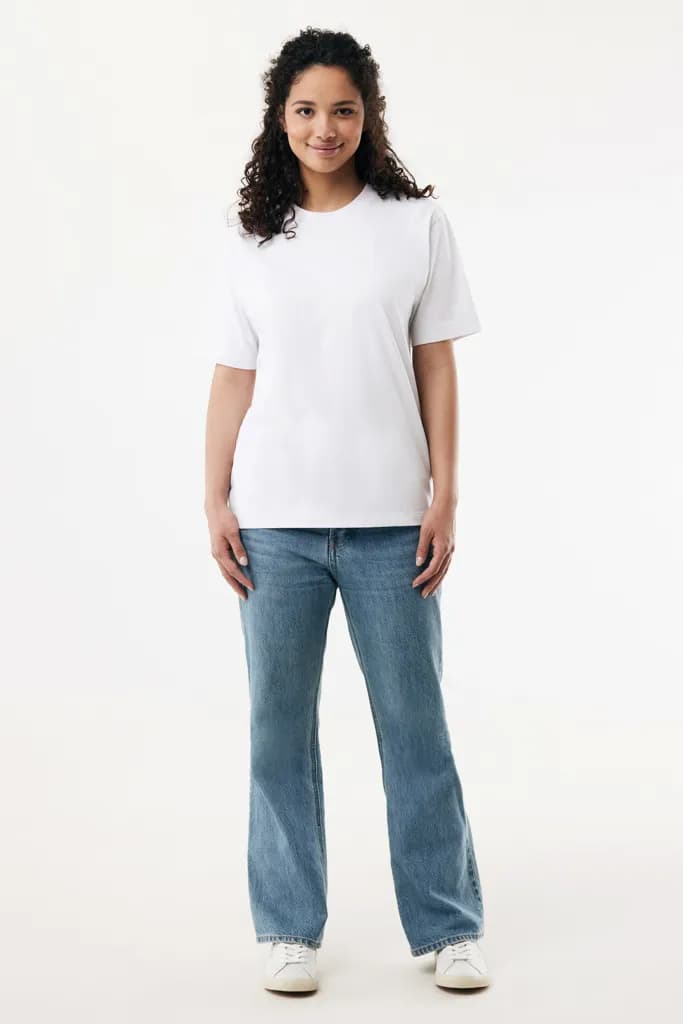 IQONIQ Nikko Heavyweight T-Shirt aus recycelter Baumwolle - recycled white