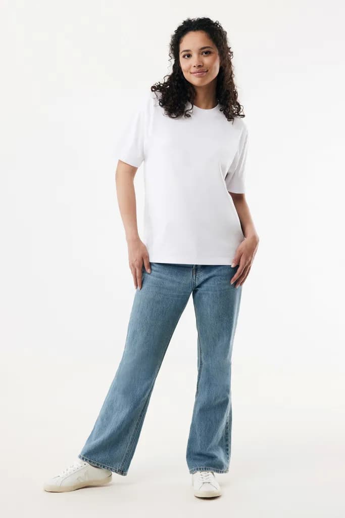 IQONIQ Nikko Heavyweight T-Shirt aus recycelter Baumwolle - recycled white