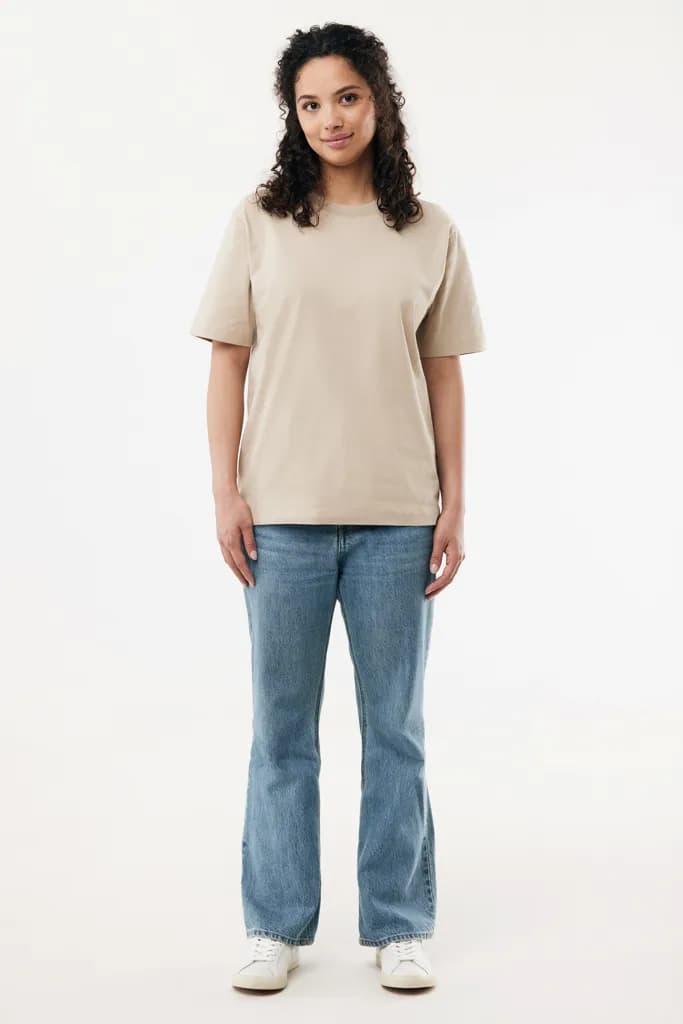 IQONIQ Nikko Heavyweight T-Shirt aus recycelter Baumwolle - desert