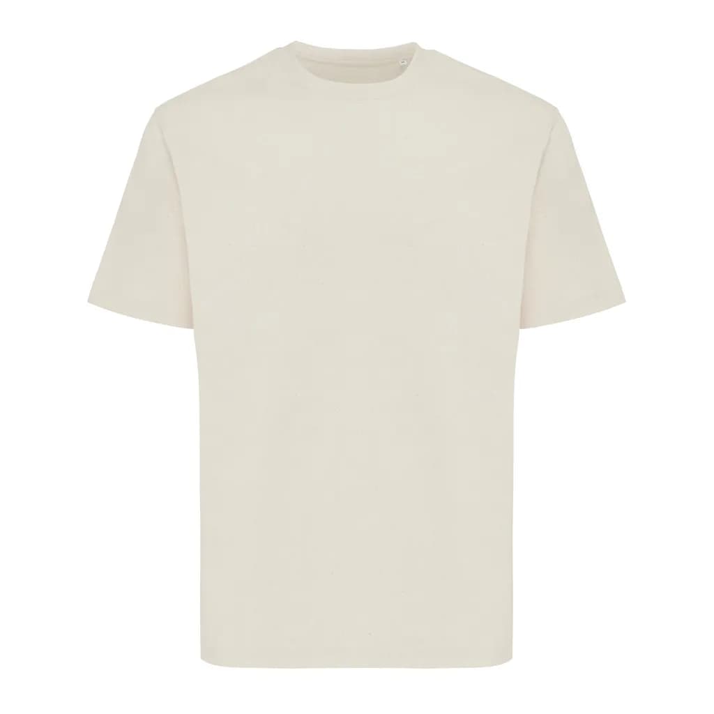 IQONIQ Nikko Heavyweight T-Shirt aus recycelter Baumwolle - natural raw
